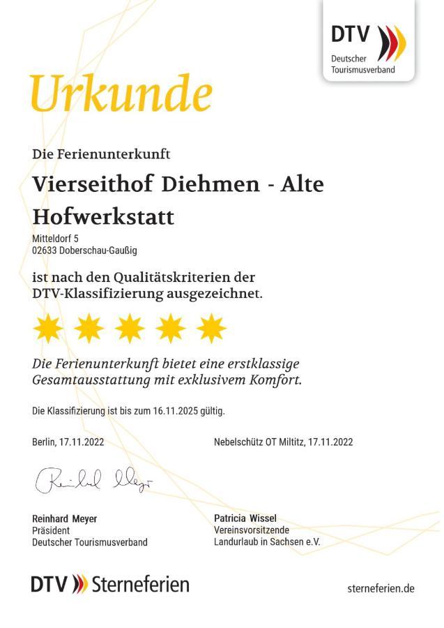 Gaußig Alte Hofwerkstatt 아파트 외부 사진
